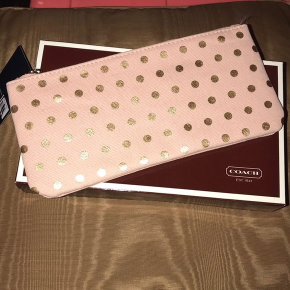 Dabney Lee Handbags - NWT rose gold Dabney Lee pencil pouch